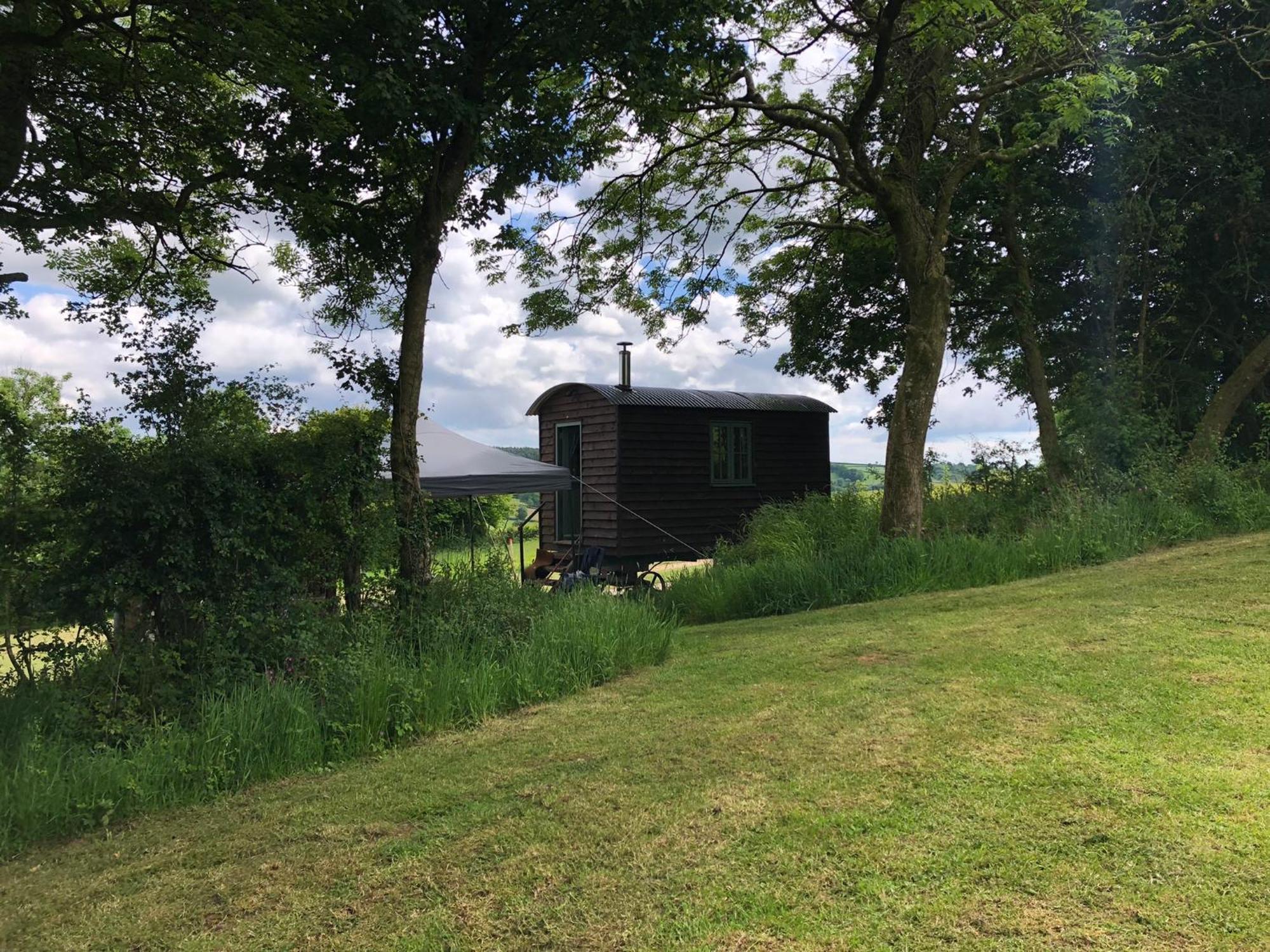 The Shepherds Hut At The Shippen, Tiphayes 霍尼顿 外观 照片